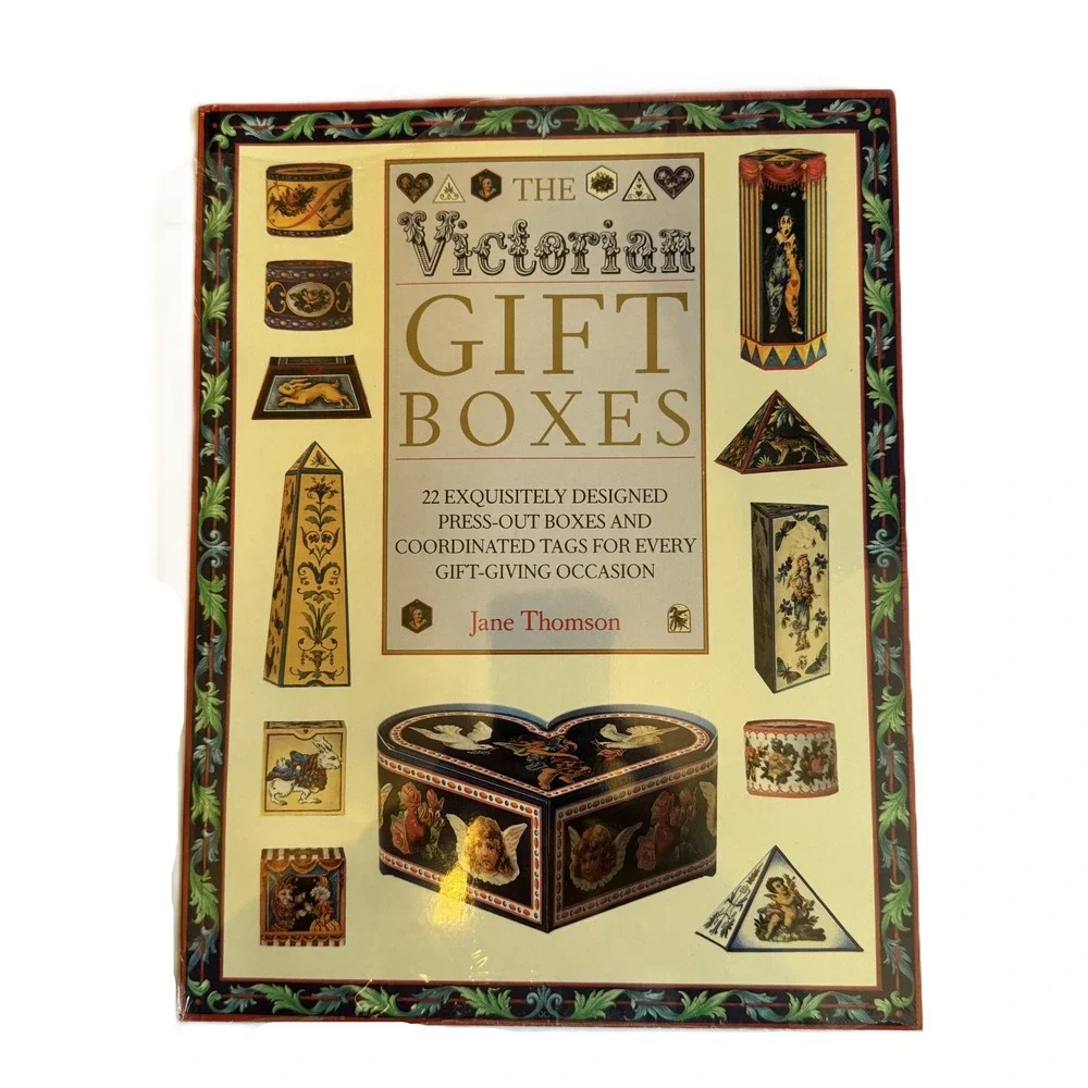 The Victorian Gift Boxes Jane Thomson 22 Press-Out Boxes Tags Hearst Books 1992